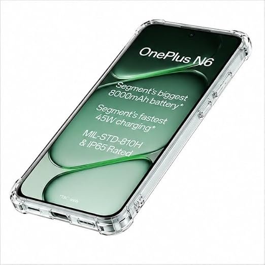 OnePlus N6 Bumper Hard TP PC + TPU Armour Case with Raised Edges,Shockproof Protection Back Cover for OnePlus Nord N6 - Image 4