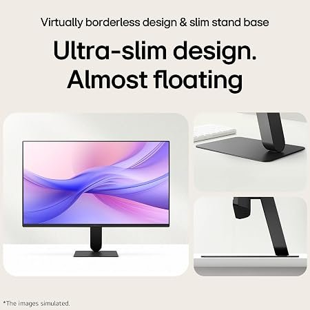 LG 27U411A-BD 68.5 cm (27 Inch) FHD (1920x1080) IPS Monitor, 1ms(MBR), 120Hz, Anti-Glare, sRGB 99%(Typ.), HDR10, 3-Side Virtually Borderless, Reader Mode, Flicker Safe, VGA, HDMI, Slim Stand, Black - Image 3