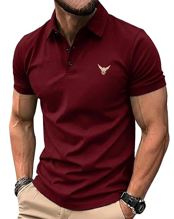 AUSK Polo T-Shirt for Men || Half Sleeves Neck Polos Men Tshirt